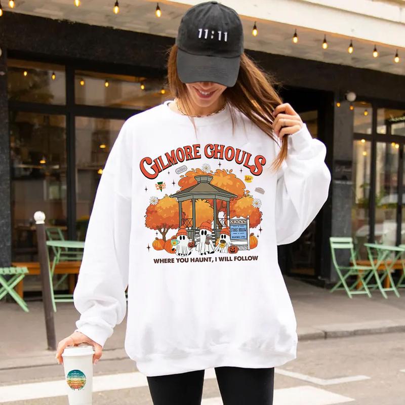 Gilmore Ghouls T-shirt Sweatshirt Hoodie, Where You Haunt I Will Follow Shirt