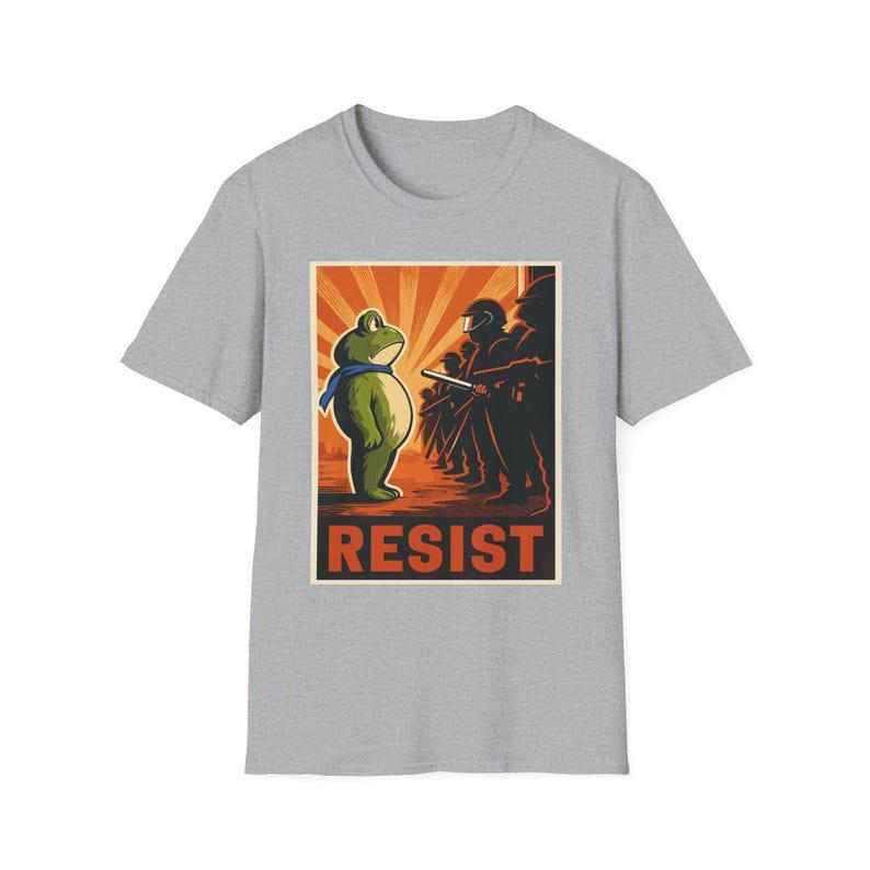 Portland Frog Protest Resist T-Shirt, Resist Tees, Protest Shirts, Protest Frog Tee
