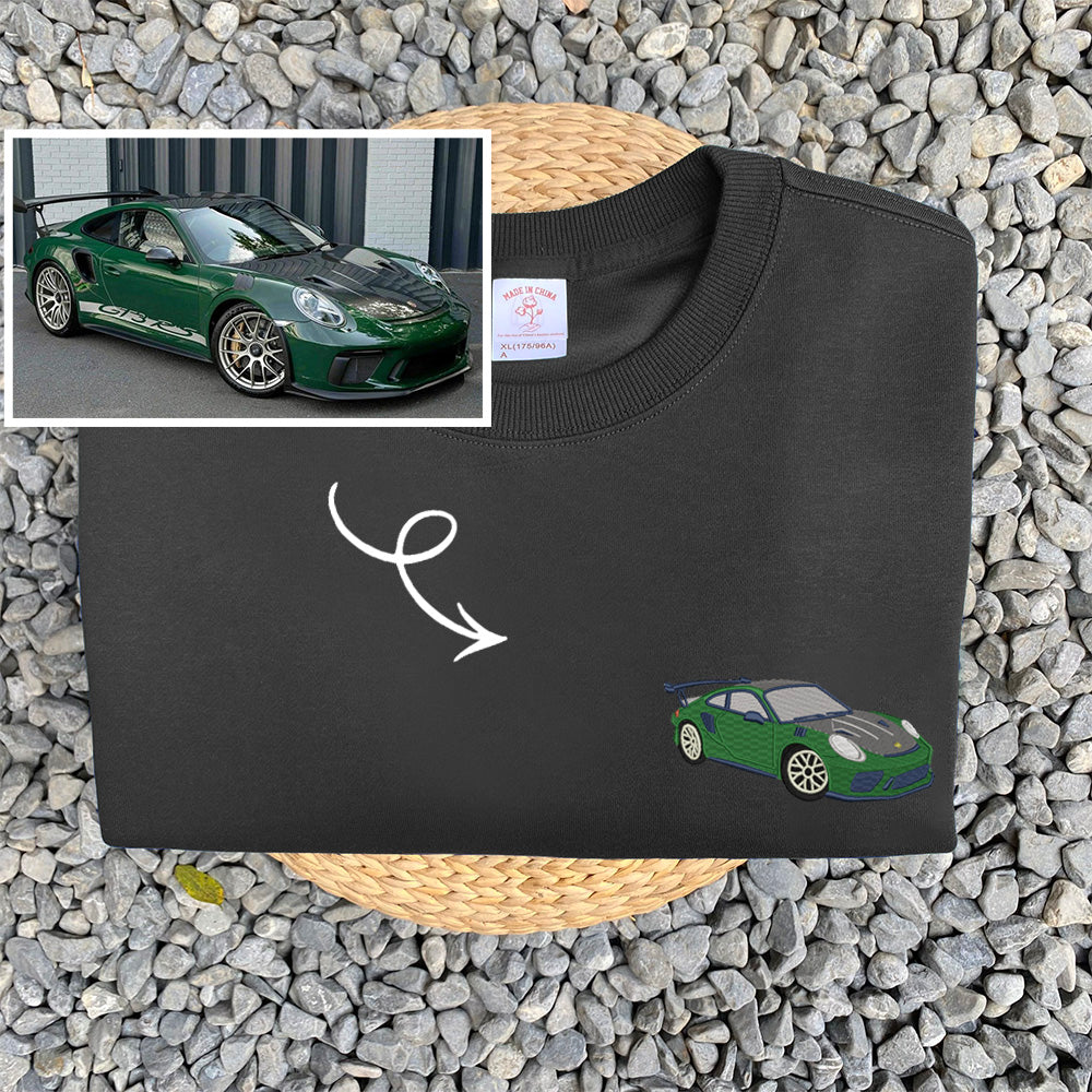 Personalized Automotive Stitched Sweatshirt