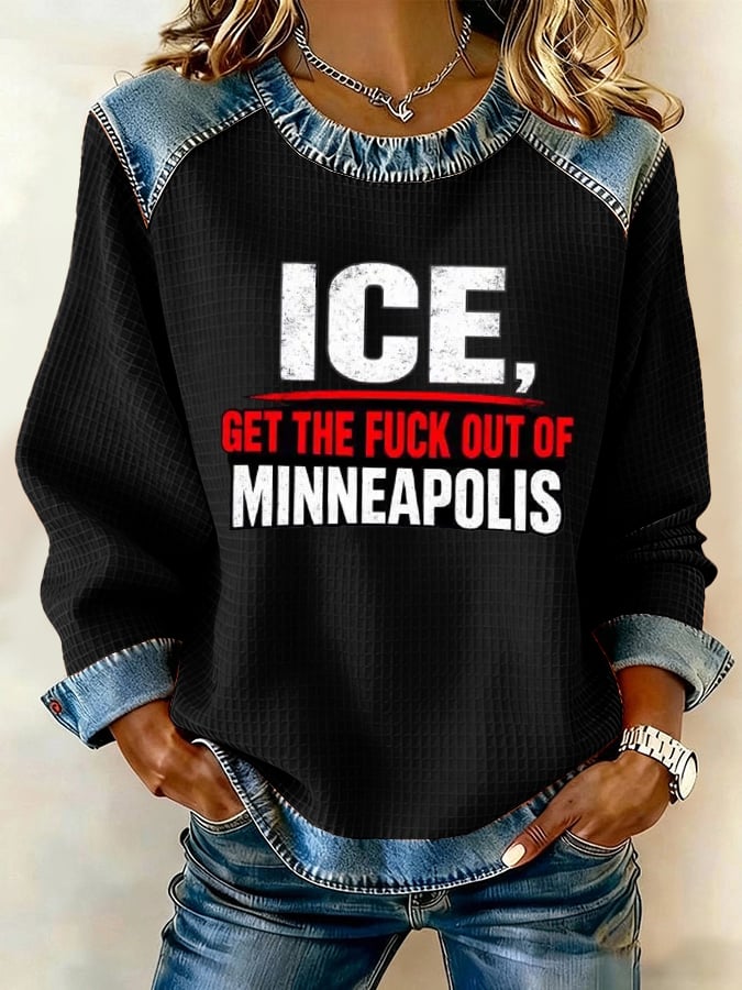 Women's Justice For Her Print Casual Sweatshirt