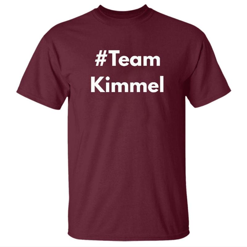 Stand With Kimmel T-Shirt, Team Kimmel Free Speech Graphic Tee, Statement Shirt for Men and Women