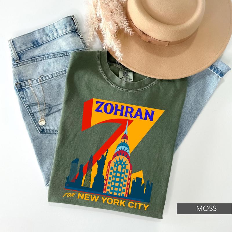 Comfort Colors Zohran Mamdani Shirt, Zohran for Mayor of New York T-shirt