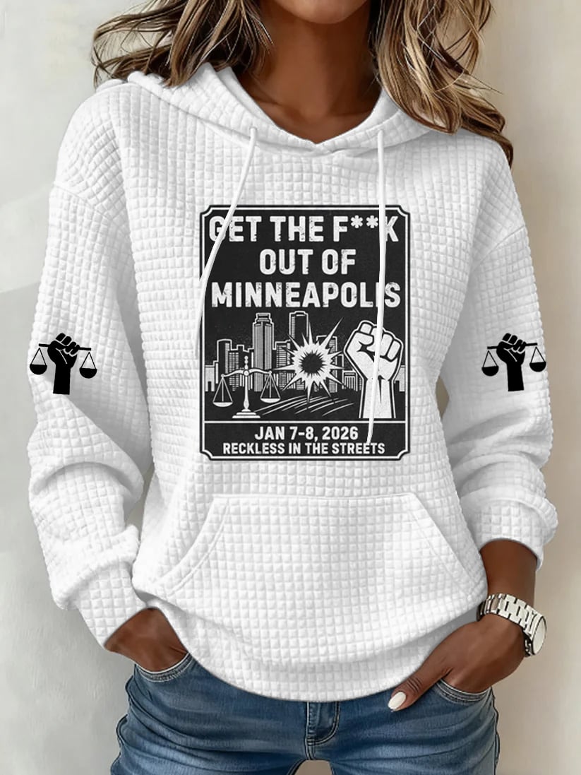 Women's Justice For Her Print Casual Sweatshirt