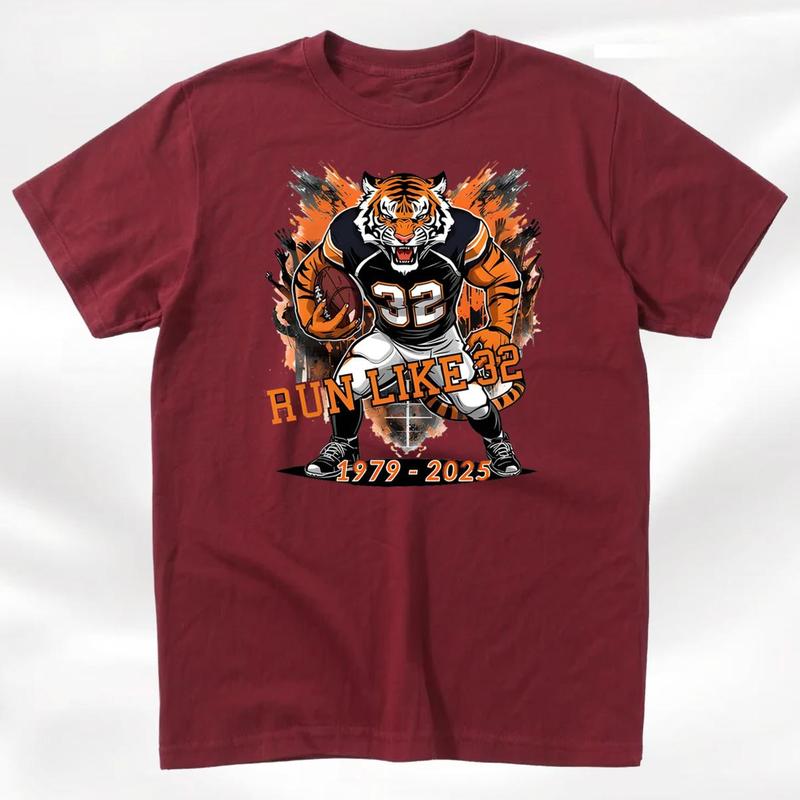 RIP Rudi Johnson #32 Bengals Shirt