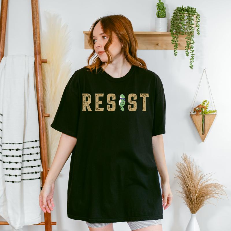 RESIST Shirt, PortLand Oregon Frog TShirt,Hooide,Sweatshirt