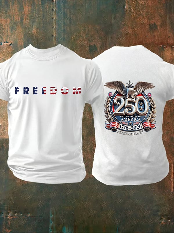 Men's FREEDOM Print T-Shirt