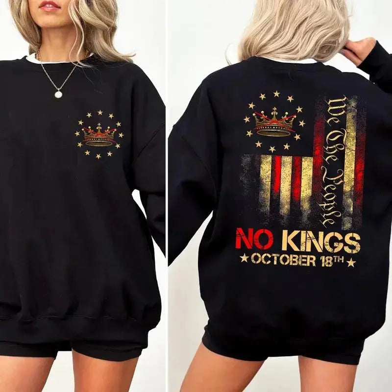 No Kings in America We The People Shirt, Political Protest Shirts