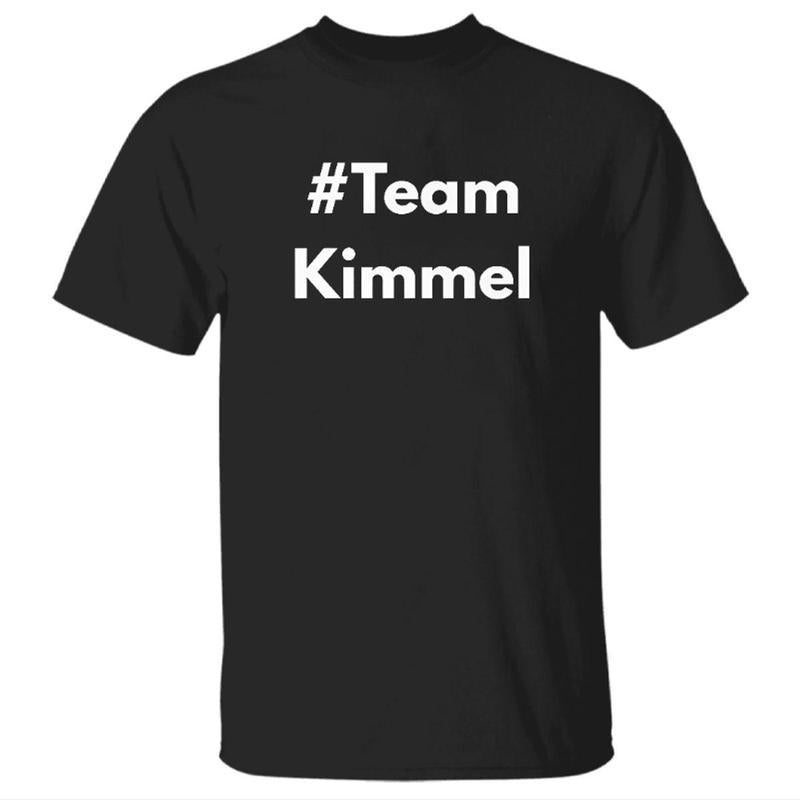 Stand With Kimmel T-Shirt, Team Kimmel Free Speech Graphic Tee, Statement Shirt for Men and Women