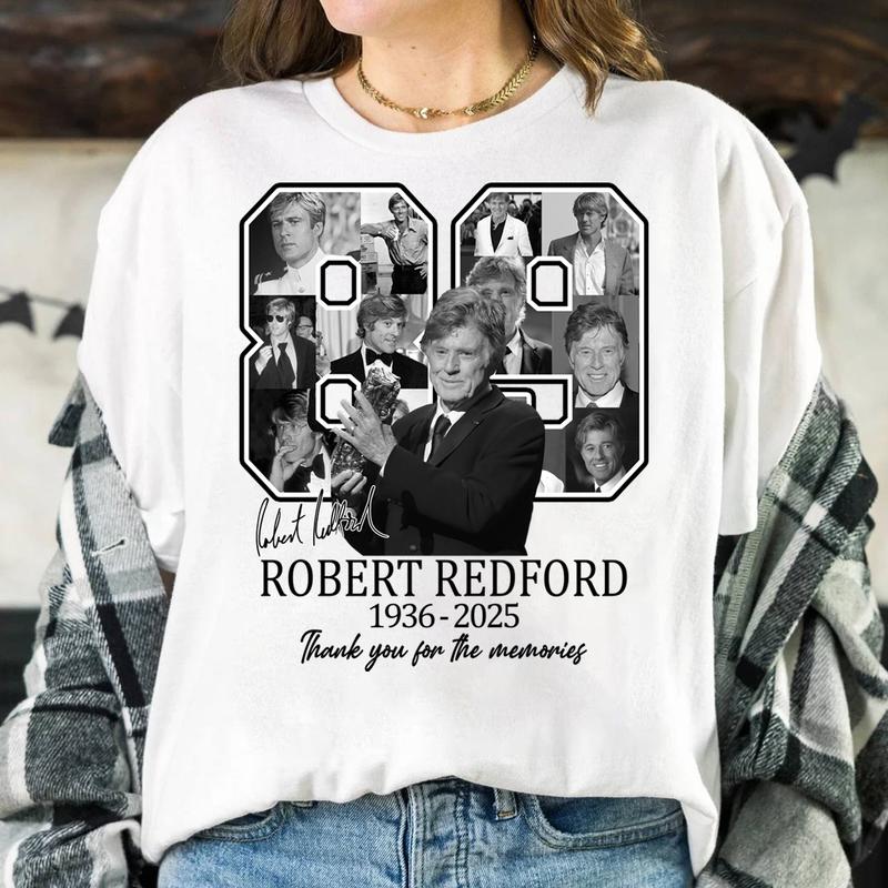 Rest In Peace Robert Redford Shirt, Fashion Cotton, Full Colors, Full Sizes, For Men, For Women