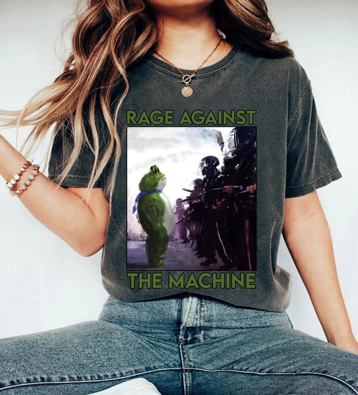 Portland Frog Shirt, Anti ICE Shirt, Human Rights Activist Resistance T-shirt