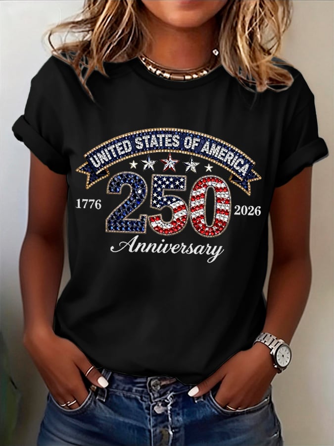 Women's Casual Printed Short-Sleeve T-Shirt