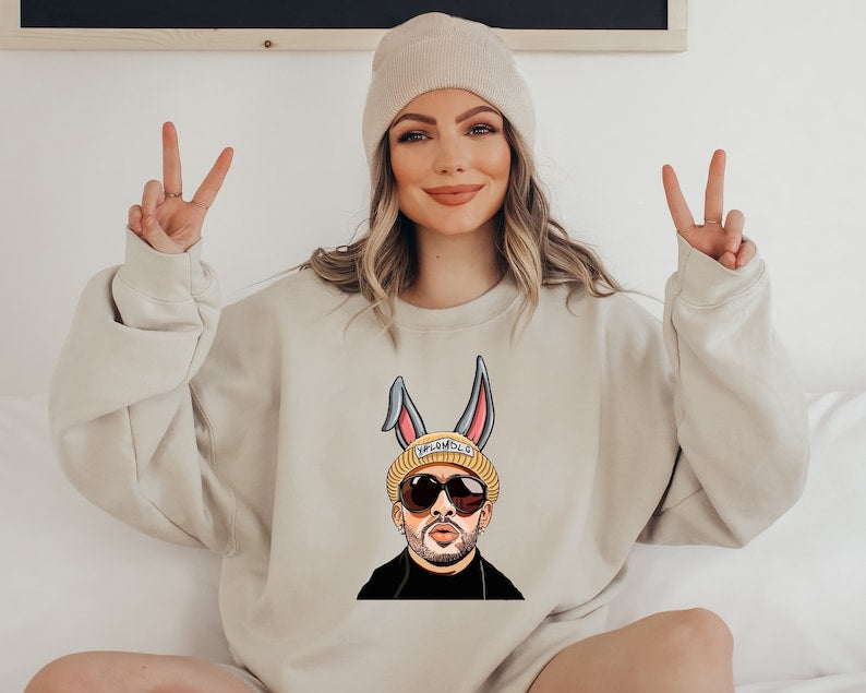 Funny Bad Bunny Tour Shirt Sweatshirt Hoodie