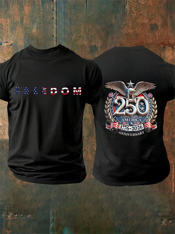 Men's FREEDOM Print T-Shirt