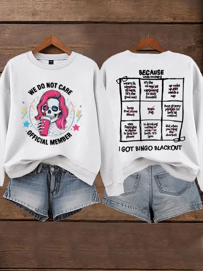 Women's WDNC Menopause And Perimenopause Print Sweatshirt