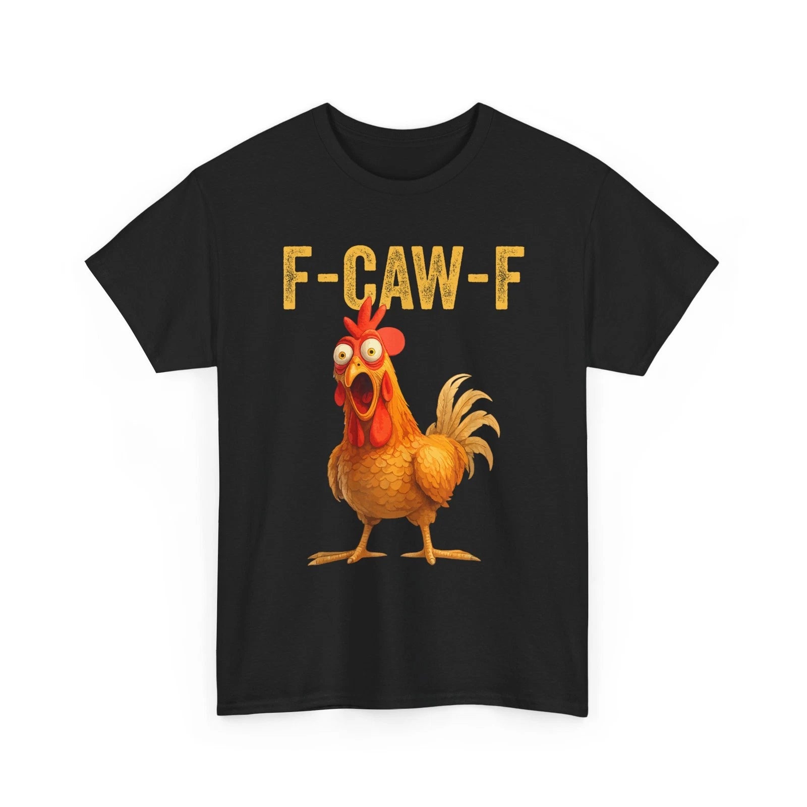 F-CAW-F Angry Rooster Chicken Shirt- Unisex Fall Graphic Tee