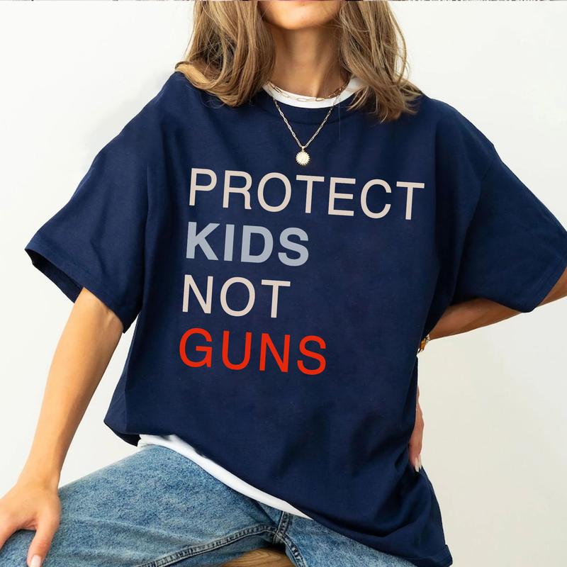 Protect Kids Not Guns Shirt, Thoughts and Prayers, Protest Our Future, Gun Control T-Shirt