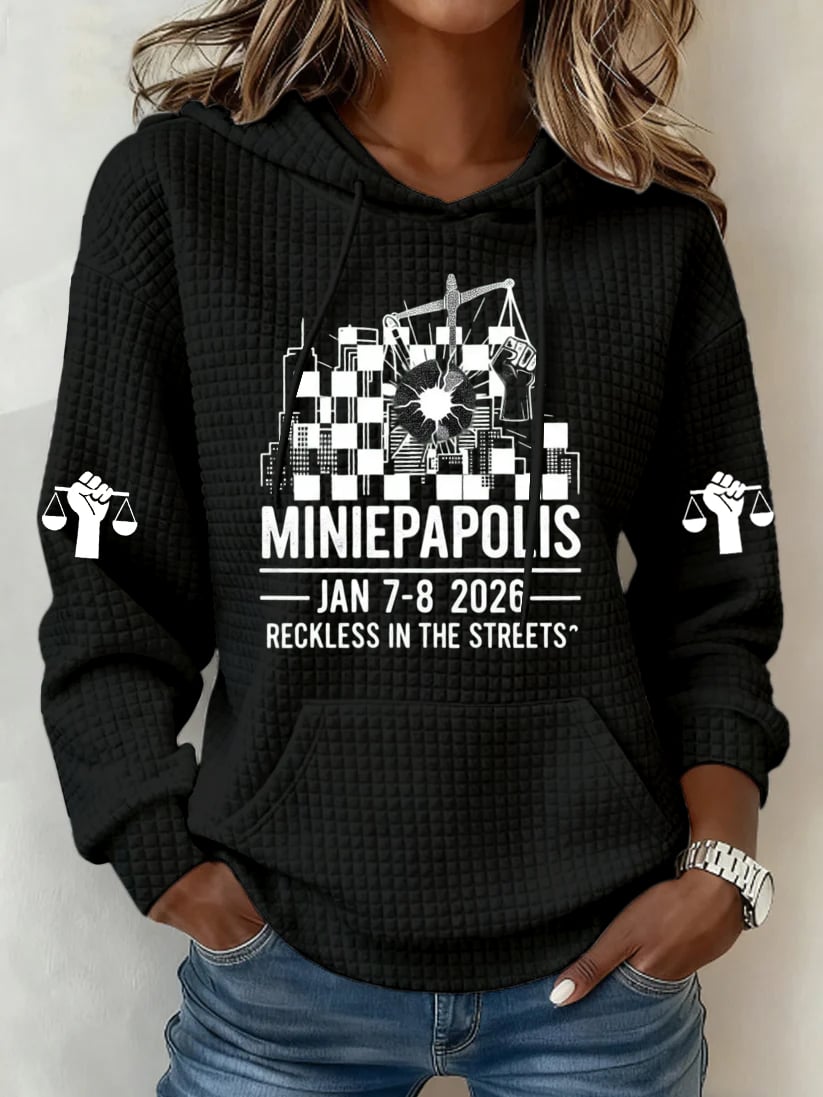 Women's Justice For Her Print Casual Sweatshirt