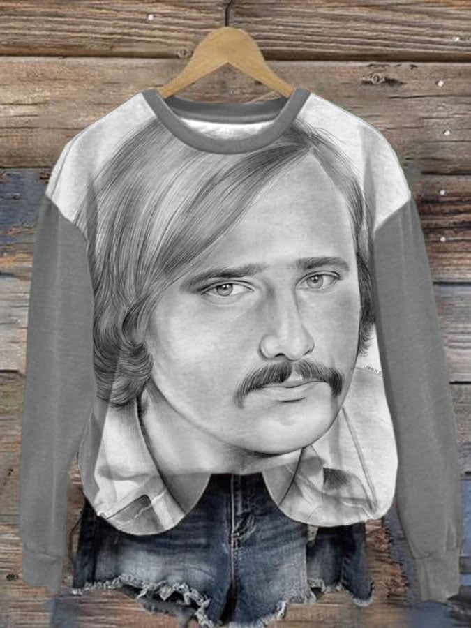 Women's Casual Printed Sweatshirt