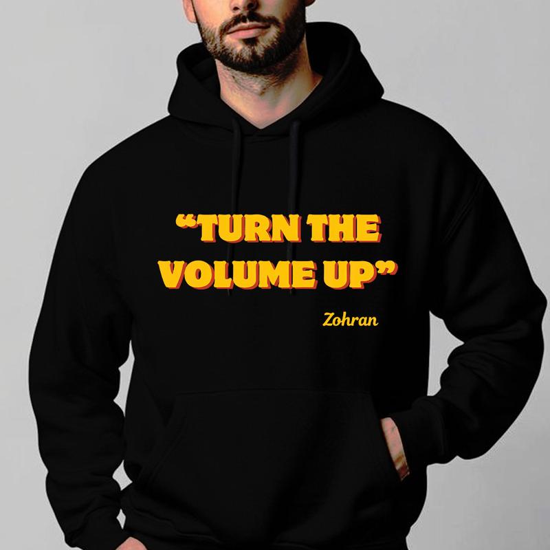 Turn the Volume Up Shirt, Zohran Mamdani Shirt, Mayor Mamdani Shirt