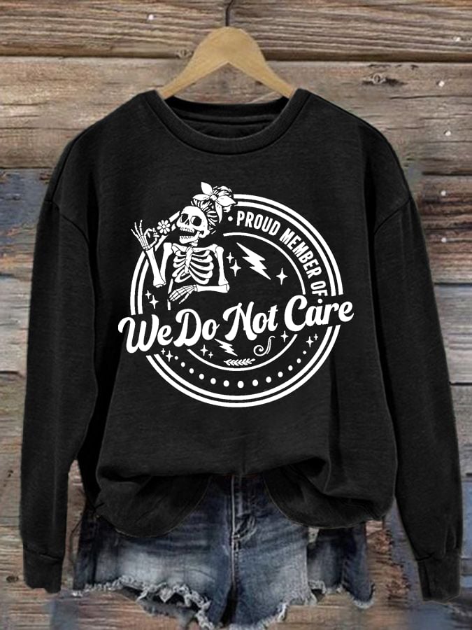 Women's   Retro Funny Proud Member Of Club Menopause Perimenopause Print  Sweatshirt