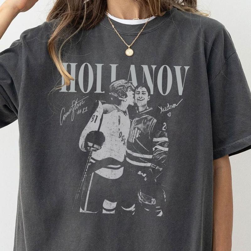 Retro Shane Hollander Ilya Rozanov Hockey Shirt, Vintage Graphic T-Shirt, Funny Hudson Williams Connor Storrie Tee