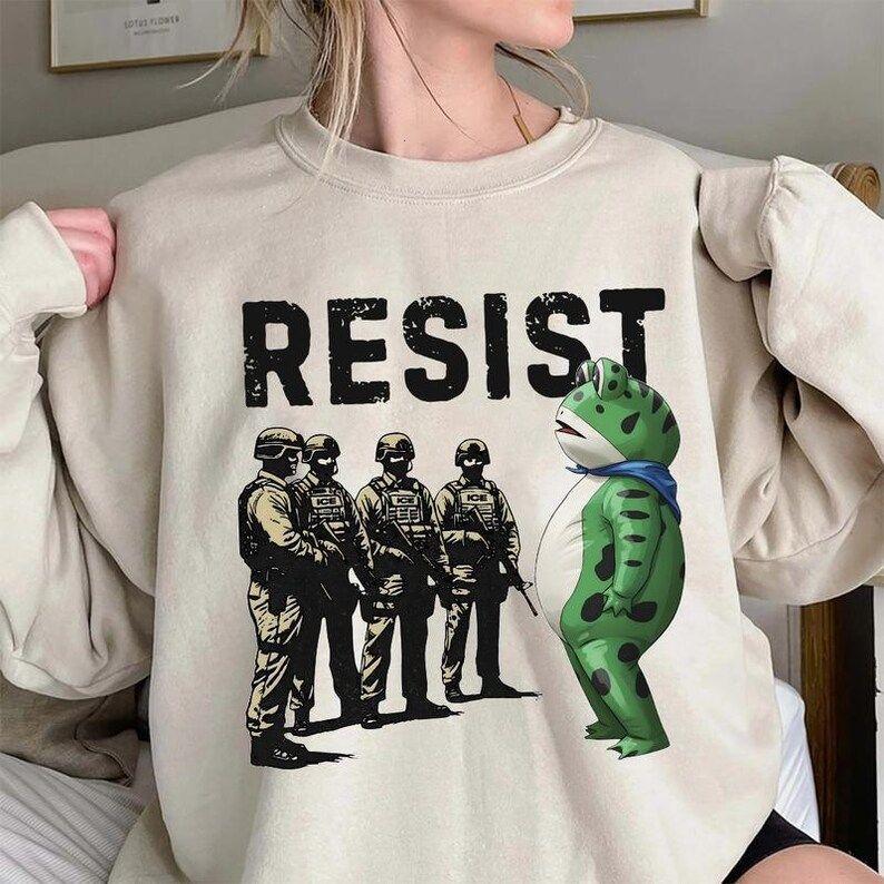 Portland Frog Resist Sweatshirt/Hoodie/T-shirt Anti ICE sweatshirt