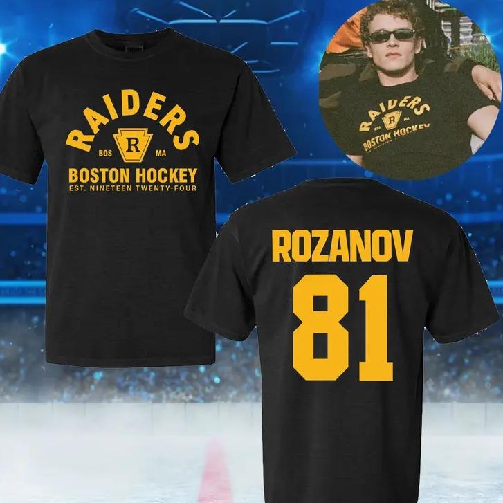 Ilya Rozanov #81-Boston Raiders Shirt, Hudson Williams Connor Storrie TShirt, Heated Rivalry Inspired Tee