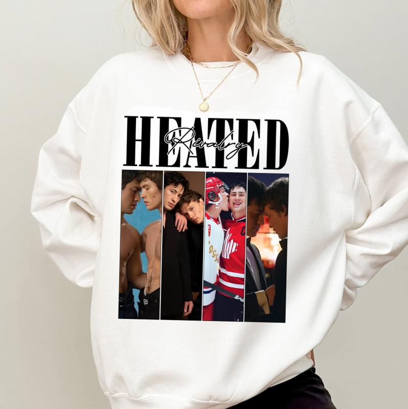 Hockey Heated Rivalry Shirt – Shane Hollander & Ilya Rozanov LGBT Love Tee, Queer Hockey Fan Apparel