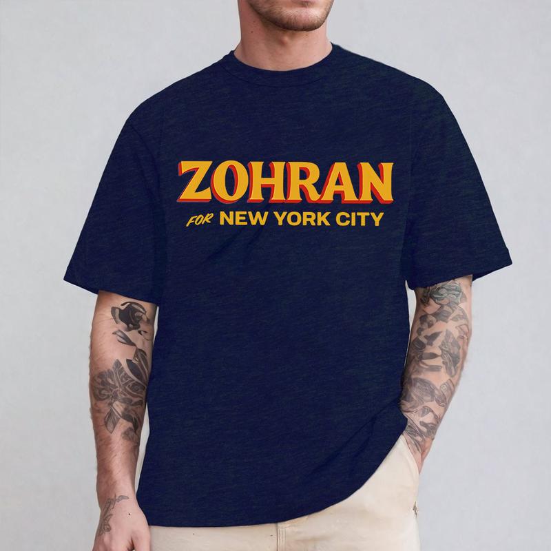 Zohran for NYC T-shirt, Zohran Mamdani 2025 Shirt, Vote For Zohran Tee, Progressive Democrats Shirt