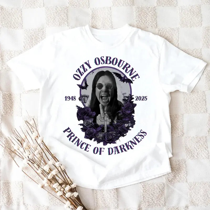 Prince of Darkness T-Shirt Casual Streetwear Rock Styles For Fans