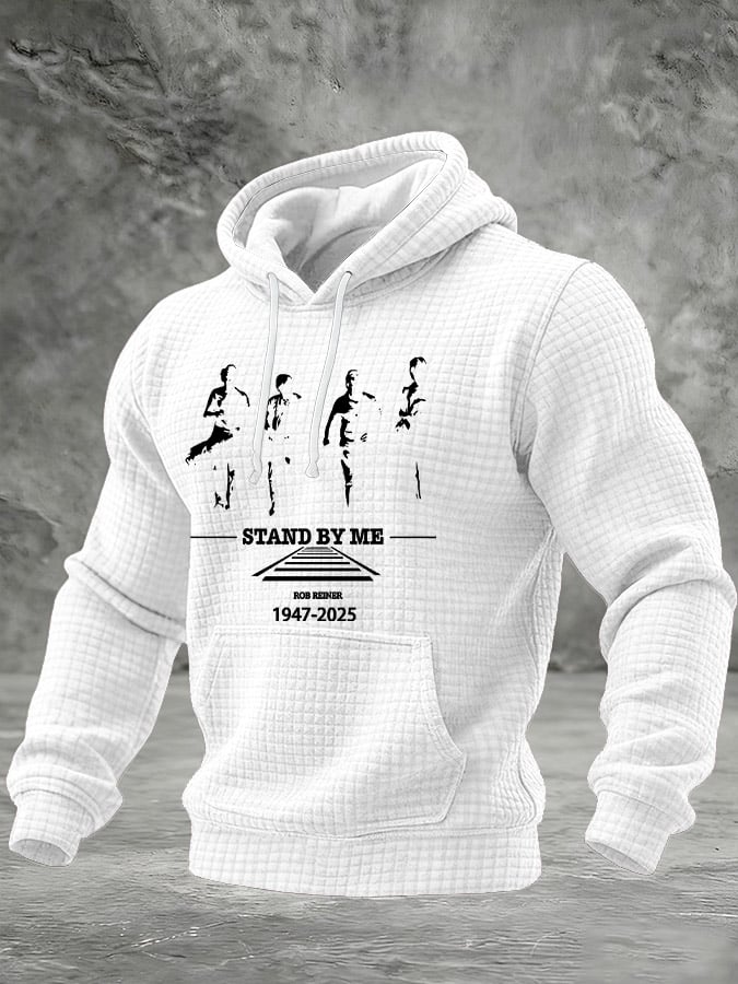 Men's Stand By Me Printed Casual Hoodie