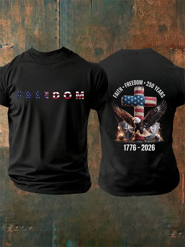 Men's  American 250th Print T-Shirt