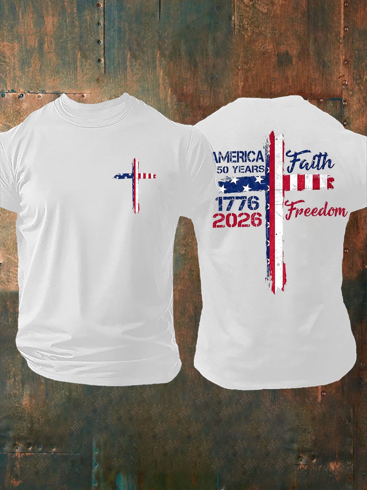 Men's Casual Printed Short-Sleeve T-Shirt