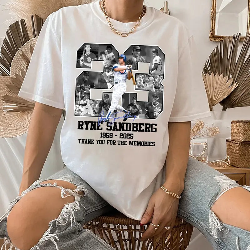 Ryne Sandberg Rip Shirt