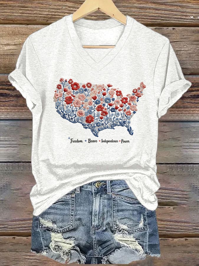 Women's Casual American 250 Commemorative T-shirt